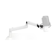 Wave Mic Arm Lp Mikrofon Kolu, Beyaz, Kablo Yönetimli, Alçak Profil Standart