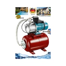 2 Hp Jet Paslanmaz Gövde Su Pompası Daire Kullanımı 50 Lt Tank Otomatik Çalışma 8 Daire