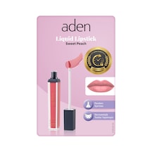 Aden Liquid Lipstick - Likit Ruj 13 Sweet Peach Tatlı Şeftali Çok Renkli