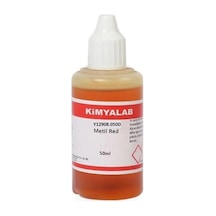 Kimyalab Metil Red - Metil Kırmızısı İndikatör Çözeltisi 50 ML