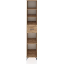 Hyperion Dolap 4 Raflı Tek Çekmeceli 44x44x243 Çam-çam Çam
