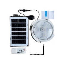 Pazly 65 W Güneş Enerjili Tavan Lambası İç Mekan Dekorasyon Koridor Aydınlatma 60 Led Beyaz Beyaz