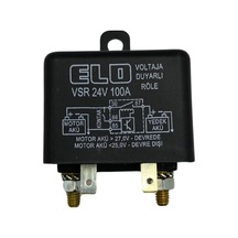 Elo 24v Akü Ayırıcı Akıllı Vsr Röle 100 A Voltaja Duyarlı Toz Korumalı