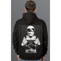 Bumeta Dunsfold Polis Departmanı Suçlu Sweatshirt Unisex Kapüşonlu Hoodie 001