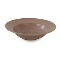 Mat Açık Taupe Makarna Tabağı 26 Cm 958 Açık Gri