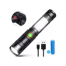 Geniş Açılı P50 Led Şarjlı El Feneri Wt-601 Çok Renkli