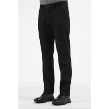 İmza Siyah Yan Cep Casual Comfort Fit Pamuklu Chino Pantolon 1003255171 Siyah