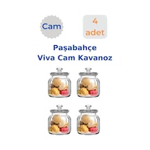 Paşabahçe 4 Adet Viva Cam Kavanoz Erzak Saklama Kabı 4x900 Cc Genel
