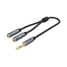 Unıtek 3.5mm Aux Kulaklık Çoklayıcı Y Kablo Y-c956abk