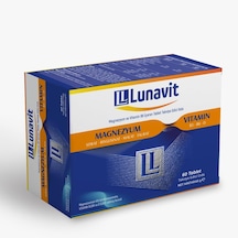 Lunavit Magnezyum Ve Vitamin B3,b6,d İçeren 60 Tablet