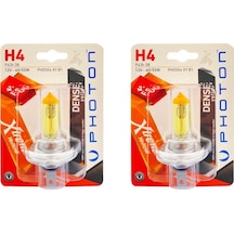 Photon H4 Xtreme Yellow 12 V 3000K Far Ampulü İkili Set Sarı