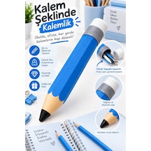 Kalem Şeklinde Kalem Kutusu Kalemlik Vidalı Kapaklı Okul Ofis Düzenleyici 3d Baskı Diğer