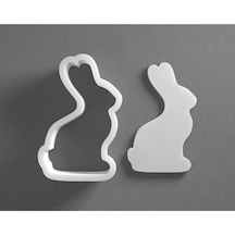 Çikolatalı Paskalya Tavşanı Kurabiye Kalıbı / Kesici / Şekillendirici