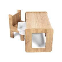 Çocuk Oyun, Aktivite Ve Etkinlik Masası, Ceviz-beyaz, 18mm Mdf Ahşap