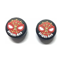 Spider Man Desenli Sony Ps5/ps4/ps3 Uyumlu Analog Koruyucu Silikon Pad