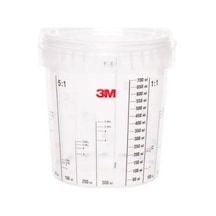 3M 50403 870 ML BOYA SAKLAMA VE HAZIRLAMA KABI-KAPAĞI SETİ 10 ADE