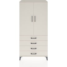 Hyperion Dolap 2 Raflı 4 Çekmeceli 2 Kapaklı 88x44x182 Aytaşı... Aytaşı