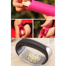 2Li Set Sarımsak Ezici + Sarımsak Soyucu Silikon Soyma ve Ezme