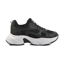 Aspor Siyah Beyaz Fileli Kadın Spor Ayakkabı Sneaker Çok Renkli