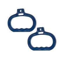 Microcase Ergonomik Çok Amaçlı Taşıma Ve Destek Tutacağı Kaydırmaz Güçlü Kavrama Aparatı Spor, Alışveriş Ve Endüstriyel Kullanıma Uygun 2 Adet - Al5876 Lacivert