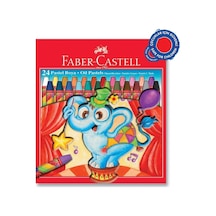 24 Renk Karton Kutu Pastel Boya Karışık