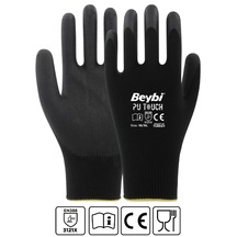 Pu Touch Poliüretan Kaplı Polyester Örme Eldiven 12 Çift