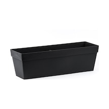 Ucuzzavm Serinova Yalı Balkon Saksı 2 Numara Uzunluk 51Cm Siyah R (540559985)