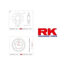Rk Dişli Seti Honda Cbf 600 S 08-10, Cbr 900 Rr Abs 96-99