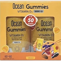 Ocean Gummies Vitamin D3 60 Çiğneme Form - 2. %50 İndirimli