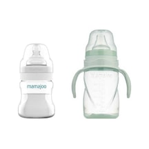 Mamajoo Antikolik Biberon 150 ml & Antikolik Akıtmaz Alıştırma Bardağı 270 ml – Powder Green Mamajoo Antikolik Biberon 150 ml & Antikolik Akıtmaz Alıştırma Bardağı 270 ml – Powder Green