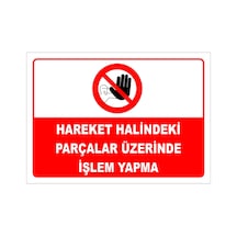 Hareket Halindeki Parçalar Üzerinde Işlem Yapma Levhası Levha 35x50 Cm Dekota 3 Mm