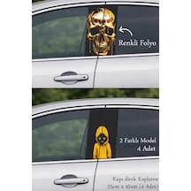 Zarafeti Yansıtan Kapı Direk Folyo Sticker Etiket