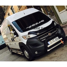 Fiat Ducato Kaput Rüzgarlığı Kaput Koruyucu 2014 Parlak Siyah