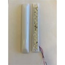 5 Li Paket 20 Cm Düz 12v Beyaz Tente Aydınlatma Armatürü Beyaz