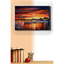 Webstyle Sayılarla Boyama Seti Kasnaklı Sakin Günbatımı 60 X 75 Cm
