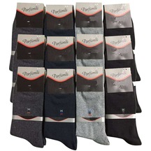 12 Adet Erkek Soket Çorap Siyah Gri Lacivert Füme