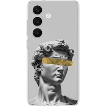 Samsung Galaxy S26 Uyumlu Modern Hellenistik Davut Baskılı Silikon Kılıf Renkli