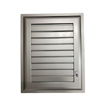 Plastik Menfez 45x55 Gümüş Banyo Wc Havalandırma - Zsft-893062