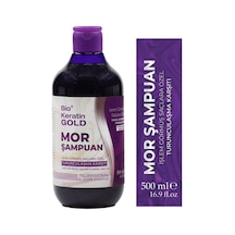 Bio Keratin Gold Turunculaşma Karşıtı Mor Şampuan 500 Ml