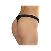 3 Adet Elite Life Bayan String Tanga Slip Külot 820 Siyah