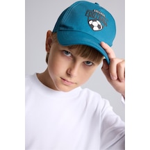 Defacto Spor Baskılı Nakış Pamuklu Cap Şapka Erkek Çocuk I0738a826wngn380 Yeşil-gn380