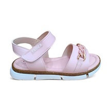 Kız Çocuk Kolay Cırt Cırt Bağlamalı Yumuşak Ortopedik Düz Taban Yazlık Sandalet Pudra Renk 001 Kız Çocuk Kolay Cırt Cırt Bağlamalı Yumuşak Ortopedik Düz Taban Yazlık Sandalet Pudra Renk 001