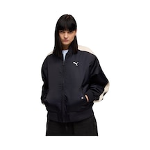 Puma T7 Bomber Kadın Lacivert Günlük Stil Ceket 63347816 1696051 Mavi