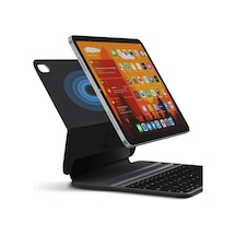 Apple iPad Uyumlu  Air 11 Inç M2/m3 2022/2025 Uyumlu Case Magic Keyboard Folio Utra Slim Klavyeli Kılıfı