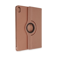 İpad 2022 10.9 10.nesil Kılıf 360 Tablet Deri Kılıf - Rose Gold Arka Kapak