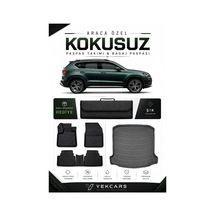 Seat Ateca 2025 Model Aracınıza Özel 4d Karbonlu Kauçuk Paspas Takımı Ve Bagaj Havuzu