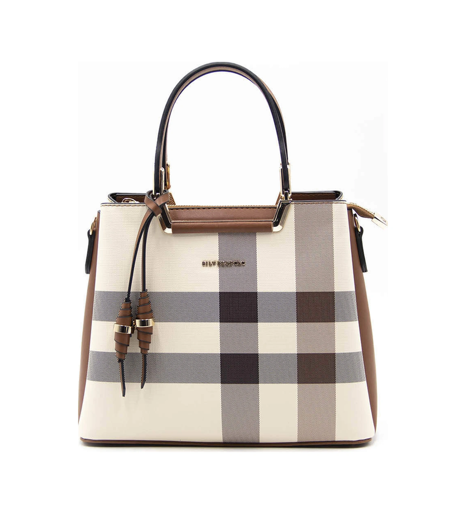 Silver Polo Kadın El Ve Çapraz Çanta 969 Krem - Taba