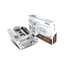 Sapphıre Pure B850a Wıfı 7 Amd B850 Soket Am5 Ddr5 8000+mt/s Oc Wıfı 7 Atx Anakart-52123-11-40g
