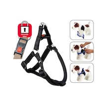 Karlıe Kilitli Göğüs Tasma L 60-90cm Siyah Çok Renkli