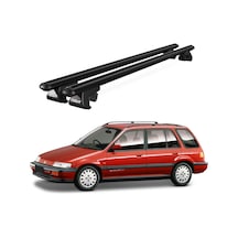 Venüs Honda Civic Shuttle 1988-1994 Uyumlu Siyah Ara Atkı Port Bagaj Tavan Barı